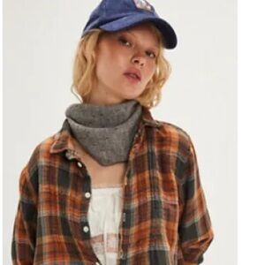 Free people Shirt Size xs BNWOT 
CP Shades CP Shades Julie Tuck Plaid Shirt